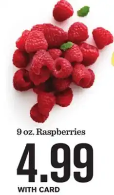 Mariano's 9 oz. Raspberries offer