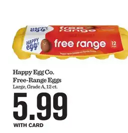 Mariano's Happy Egg Co. Free-Range Eggs offer