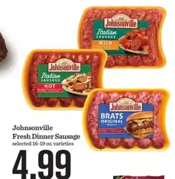 Mariano's Johnsonville Fresh Dinner Sausage offer
