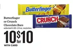 Mariano's Butterfinger or Crunch Chocolate Bars offer