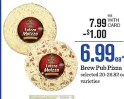 Mariano's Brew Pub Pizza offer