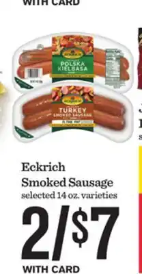 Mariano's Eckrich Smoked Sausage offer