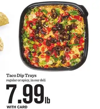 Mariano's Taco Dip Trays offer