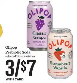 Mariano's Olipop Prebiotic Soda offer