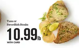 Mariano's Tuna or Swordfish Steaks offer