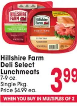 Jewel-Osco Hillshire Farm Deli Select Lunchmeats offer