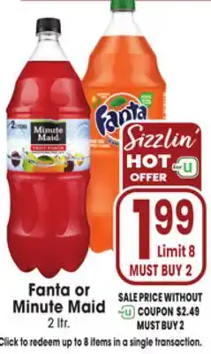 Jewel-Osco Fanta or Minute Maid offer