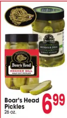Jewel-Osco Boar's Head Pickles offer
