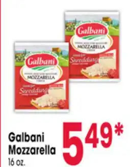 Jewel-Osco Galbani Mozzarella offer