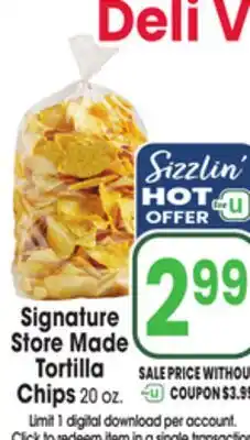 Jewel-Osco Signature Store Made Tortilla Chips Chips offer