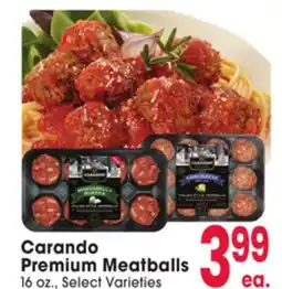 Jewel-Osco Carando Premium Meatballs offer