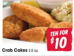 Jewel-Osco Crab Cakes offer