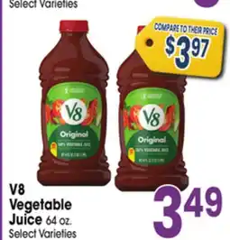 Jewel-Osco V8 Vegetable Juice offer