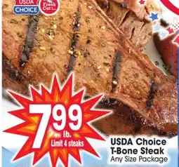 Jewel-Osco USDA Choice T-Bone Steak offer