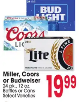 Jewel-Osco Miller, Coors or Budweiser offer