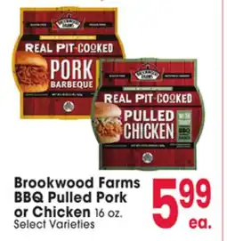 Jewel-Osco Brookwood Farms BBQ Pulled Pork or Chicken offer