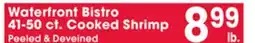 Jewel-Osco Waterfront Bistro 41-50 ct. Cooked Shrimp offer