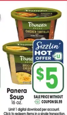 Jewel-Osco Panera Soup offer