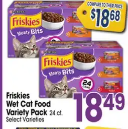 Jewel-Osco Friskies Wet Cat Food Variety Pack offer