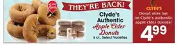 Jewel-Osco Clyde's Authentic Apple Cider Donuts offer