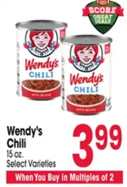 Jewel-Osco Wendy's Chili offer