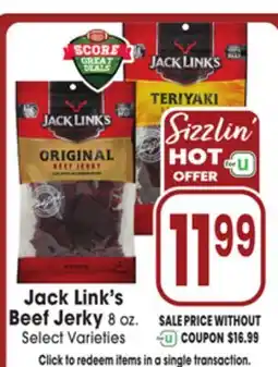 Jewel-Osco Jack Link's Beef Jerky offer