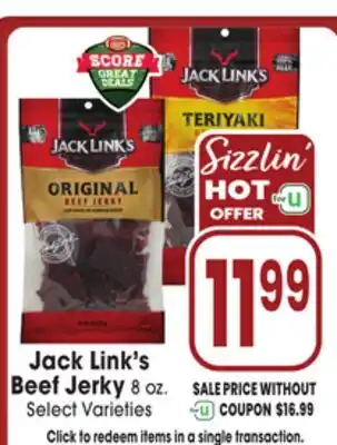 Jewel-Osco Jack Link's Beef Jerky offer