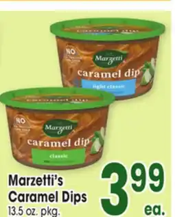 Jewel-Osco Marzetti's Caramel Dips offer