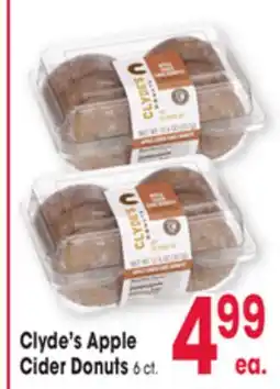 Jewel-Osco Clyde's Apple Cider Donuts offer