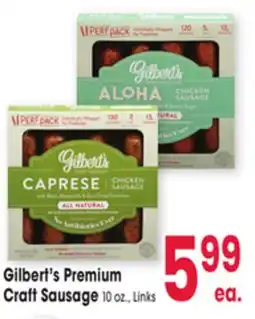 Jewel-Osco Gilbert's Premium Craft Sausage offer