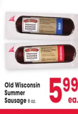 Jewel-Osco Old Wisconsin Summer Sausage offer