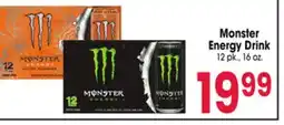 Jewel-Osco Monster Energy Drink offer