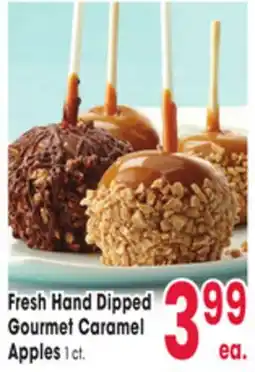 Jewel-Osco Fresh Hand Dipped Gourmet Caramel Apples offer
