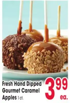 Jewel-Osco Fresh Hand Dipped Gourmet Caramel Apples offer