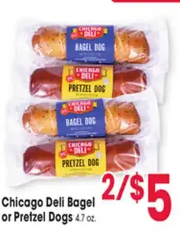Jewel-Osco Chicago Deli Bagel or Pretzel Dogs offer