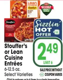 Jewel-Osco Stouffer's or Lean Cuisine Entrées offer