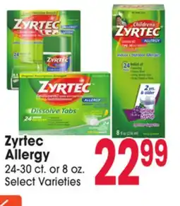 Jewel-Osco Zyrtec Allergy offer