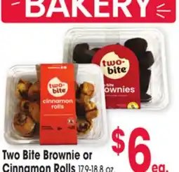 Jewel-Osco Two Bite Brownie or Cinnamon Rolls offer