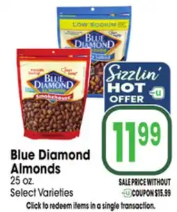 Jewel-Osco Blue Diamond Almonds offer