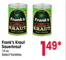 Jewel-Osco Frank's Kraut Sauerkraut offer