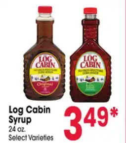 Jewel-Osco Log Cabin Syrup offer