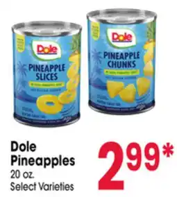 Jewel-Osco Dole Pineapples offer