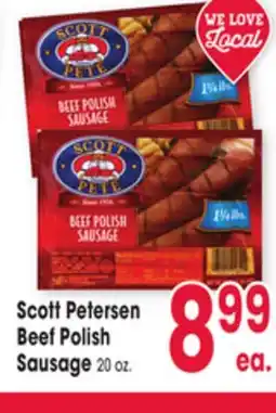 Jewel-Osco Scott Petersen Beef Polish Sausage offer