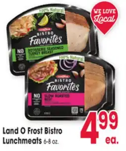 Jewel-Osco Land O Frost Bistro Lunchmeats offer