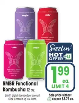 Jewel-Osco RMBR Functional Kombucha offer