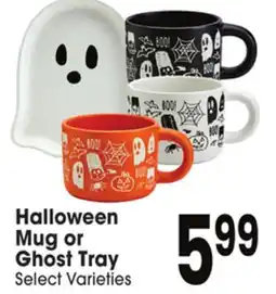 Jewel-Osco Halloween Mug or Ghost Tray offer