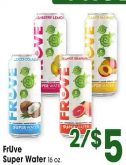 Jewel-Osco FrUve Super Water offer