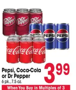 Jewel-Osco Pepsi, Coca-Cola or Dr Pepper offer