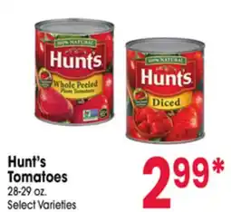 Jewel-Osco Hunt's Tomatoes offer