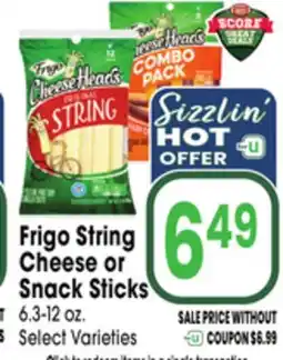 Jewel-Osco Frigo String Cheese or Snack Sticks offer
